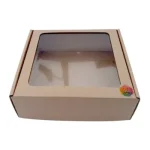 Caixa Cartão Presente c/Janela Quadrada 20x20x7cm c/Impressão – Norpack - Image 6