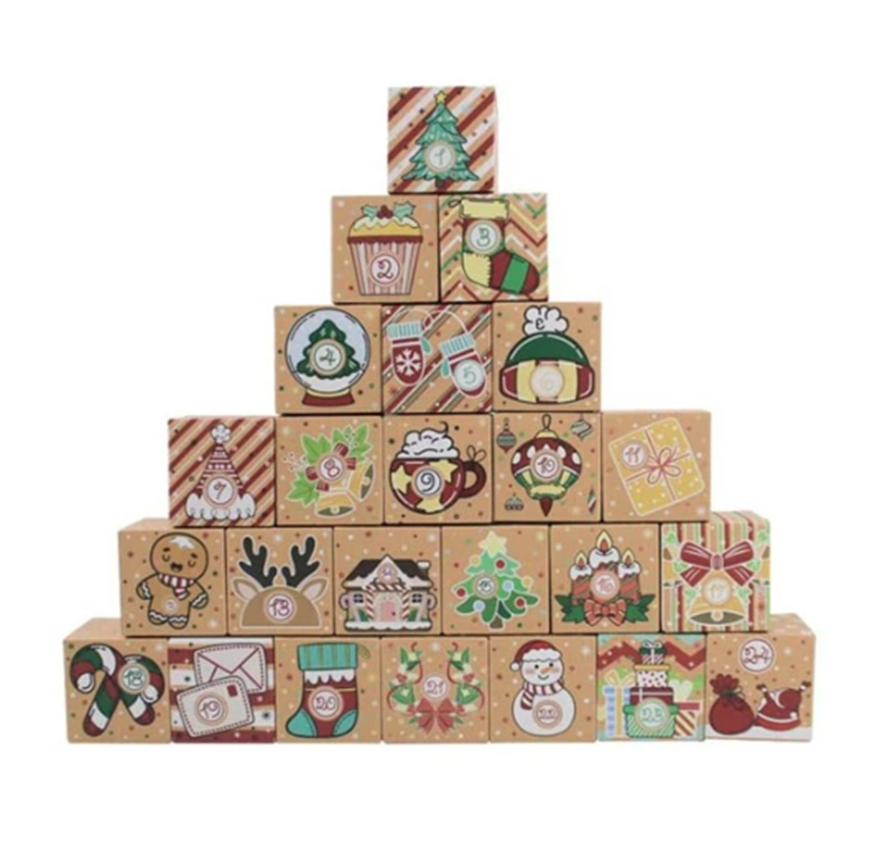 caixa-cartolina-calendario-advento-natal-mod-2.-7x7x72-pack-24-unid.jpg Caixa Cartolina Calendário Advento Natal Mod.2 7x7x7,2cm Pack 24 unid – Norpack - Image 1
