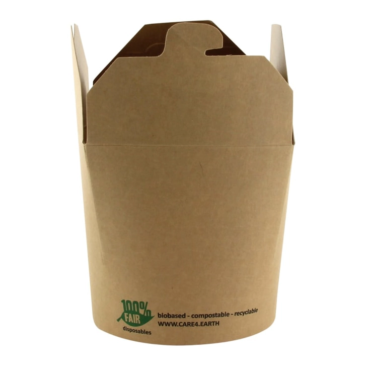 caixa-cartolina_kraft_take-away_embalsantos.webp Caixa Cartolina Kraft p/Take Away - Pack 25 uni. – Norpack - Image 1