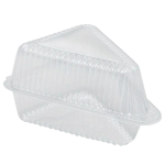 Caixa Plástica p/ Fatia de Bolo 9x11,5x7cm Pack 100 unidades – Norpack