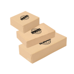 Caixa Kraft c/Impressão – VÁRIAS MEDIDAS – p/Take Away/Pastelaria/Bolos – Norpack