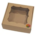Caixa Cartão Presente c/Janela Vintage 20x20x7cm c/Impressão – Norpack - Image 6