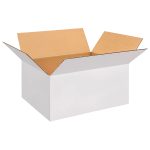 Caixa Cartão Duplo Modelo Americano Branco Exterior + Kraft Interior - Várias Medidas Disponíveis! – Norpack