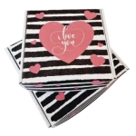 Caixa Cartão Branca ♥ Padrão + Corações ♥ – Norpack - Image 5