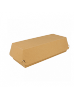 Caixa Cartão Sandes "Panini" Kraft 26,5x12,2x7 CM Pack 50 - Take Away – Norpack - Image 6