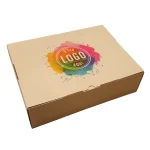 Caixa Cartão Presente / Pastelaria / Garrafa Kraft 33x25x9cm c/Impressão – Norpack