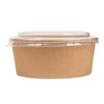 Caixa Cartão Kraft Redonda c/Tampa 750ml Pack 25 - Take Away – Norpack - Image 3