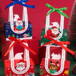 Caixa Cartolina Natal Vermelho Pai Natal 10x5.2x6cm /15.5cm Pack 5 unid – Norpack