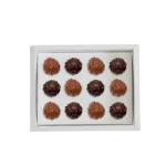Caixa Cartolina Branca c/ Tampa PVC p/ 12 Brigadeiros – Norpack - Image 8