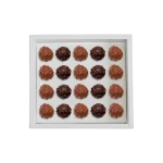 Caixa Cartolina Branca c/ Tampa PVC p/ 20 Brigadeiros – Norpack - Image 4