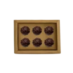 Caixa Cartolina Kraft c/ Tampa PVC p/ 6 Brigadeiros – Norpack - Image 8