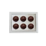 Caixa Cartolina Branca c/ Tampa PVC p/ 6 Brigadeiros – Norpack - Image 4