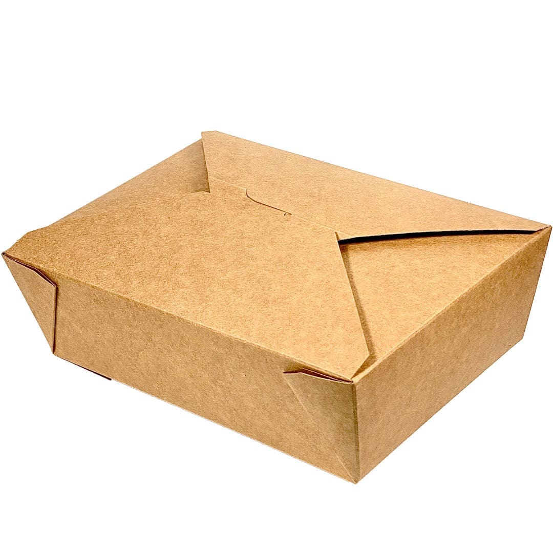 caixa_take_away_kraft_1980_ml-1.jpg Caixa Cartolina Kraft / Branco para Take Away - Várias Medidas Disponiveis! – Norpack - Image 1