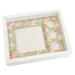 Caixa Cartolina 20x16x9,5cm Dia da Mãe - Mini Bolo / Bentô Cake + 3 Brigadeiros Padrão Verde – Norpack - Image 2