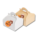 Caixa Cartão / Lunch Box c/ Asas c/Impressão – VÁRIAS MEDIDAS – p/Take Away/Pastelaria/Bolos – Norpack
