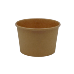 Caixa Cartão p/Alimentar Kraft 240ml s/ Tampa - Take Away / Sobremesa / Gelado / Sopa - Pack 25 unidades – Norpack - Image 6