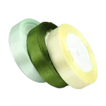 Rolo Fita Cetim Pack 3 cores 20mmx22mtrs - Cores Diversas – Norpack - Image 2