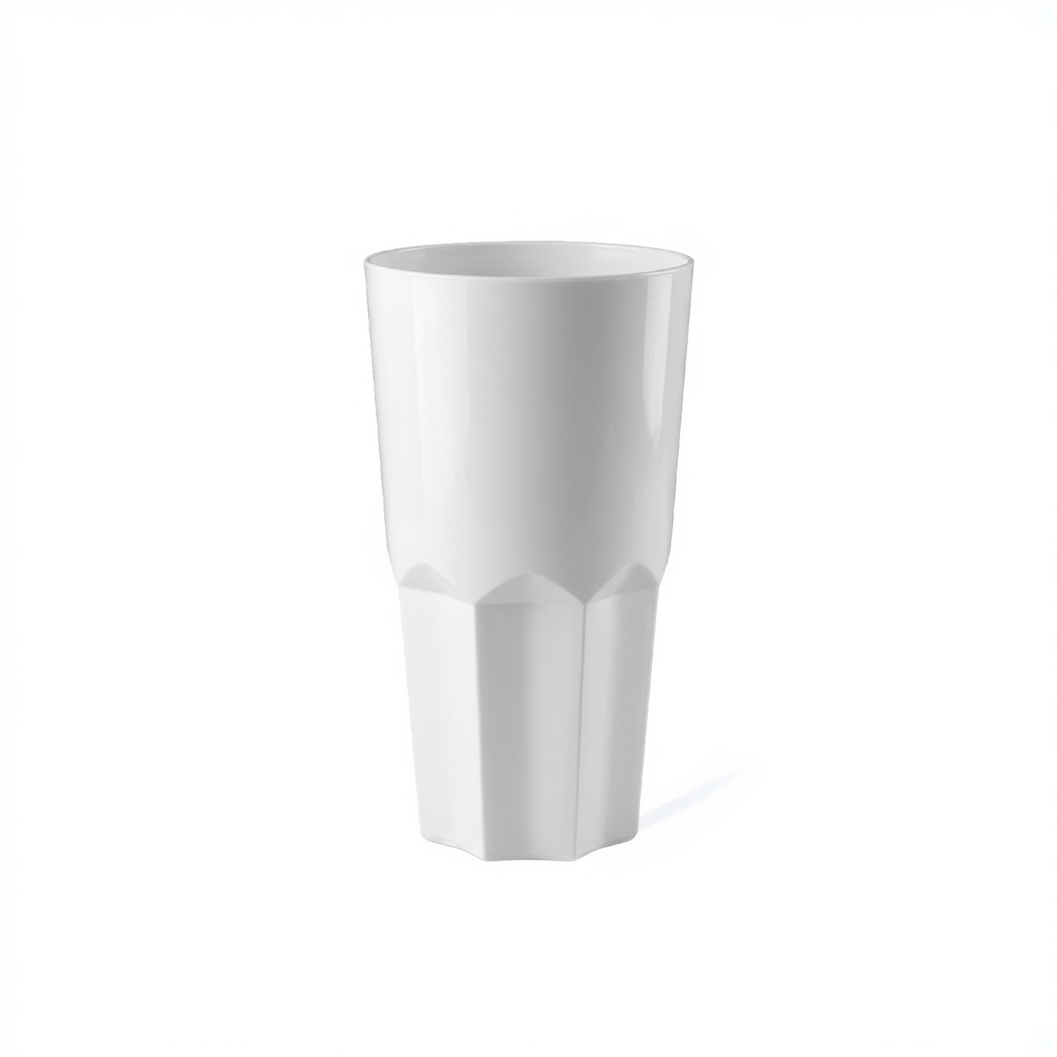 copo-Plastico-branco-PP-Faceta-Eco-35-40CL-230500000110.2.jpg Copo Plástico Branco PP Bebida Eco 35/40CL- Resistente e durável – Norpack - Image 1