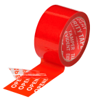 Rolo Fita Adesiva Segurança / Anti Roubo ES Security Red 50mmx50mtrs - Ideal para Expedição! – Norpack
