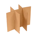 Caixa Cartão Kraft c/ Divisórias p/6 Garrafas Vinho 26x18x35cm c/Impressão 2 Faces – Norpack - Image 2