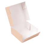 Caixa Kraft 10x10x4cm Pack 50 - Take Away/Pastelaria/Bolos/Sushi – Norpack - Image 2