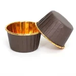 Copo Papel Queques/ Cupcake/Pastelaria Castanho 5x6,5x4cm - Pack 30 – Norpack