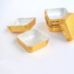 Forma Alumínio Pastelaria Dourada 5x5x1,6cm - Pack 600 – Norpack