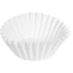 Forma Papel Queques / Cupcakes / Pastelaria Branca 4x2,5cm - Pack 500 – Norpack