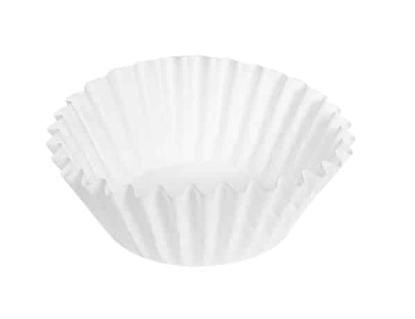 embalsantos-forma-papel-1.jpg Forma Papel Queques / Cupcakes / Pastelaria Branca 4x2,5cm - Pack 500 – Norpack - Image 1