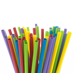 Palhinha Papel Multicores 6mmx200mm Pack 250 unid. - Milkshakes / Take Away – Norpack
