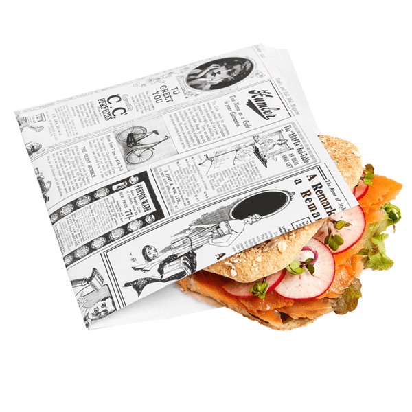 embalsantos-papel-anti-gordura-1.png Bolsa Aberta 2 Lados Anti Gordura 34g 16x16,5cm Pack 500 - Hamburguer / Pizza / Fritos / Tacos – Norpack - Image 1