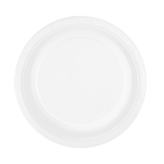 Pratos Papel / Cartão Branco Redondo 23cm Pack 50 unidades - Take Away – Ecológicos! Descartáveis! Resistentes! – Norpack