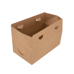 Caixa Cartolina Kraft Take Away c/Orifícios - Várias Medidas Disponíveis – Norpack - Image 2