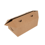 Caixa Cartolina Kraft Take Away c/Orifícios - Várias Medidas Disponíveis – Norpack - Image 6