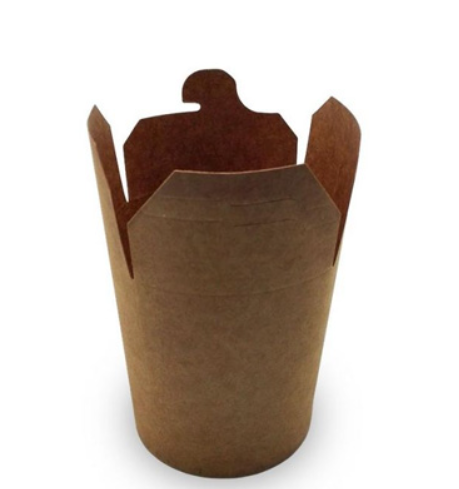 embalsantos_caixa_takeaway_3001005526.png Caixa Cartolina Kraft 9,8x8,2x7cm 500ml p/Take Away - Pack 50 uni. – Norpack - Image 1
