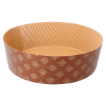 Forma Papel Cozedura Redonda Castanha PANETTONE - Pastelaria Várias Medidas Disponíveis! – Norpack