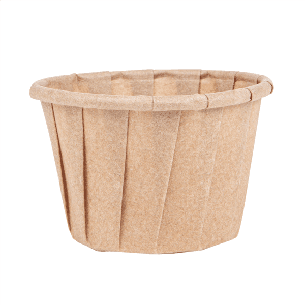 embalsantos_molheira_papel_castanho-1.png Molheira Papel kraft 30ml 4,4x2,7cm p/Take Away - Pack 250 uni. – Norpack - Image 1