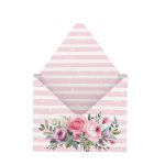 Caixa Cartão Branca Envelope 20x7x16+29cm Riscas Rosa – Norpack - Image 2