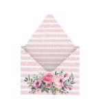 Caixa Cartão Branca Envelope 20x7x16+29cm Riscas Rosa – Norpack - Image 5
