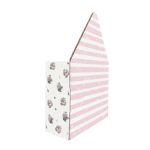 Caixa Cartão Branca Envelope 20x7x16+29cm Riscas Rosa – Norpack - Image 6