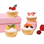 Copo Papel Queques/ Cupcake/ Formas Dourado 4.8x7.5x3cm - Pack 100 – Norpack - Image 3