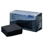 Guardanapos 20x20 2fls Preto - Pack 100 uni. – Norpack