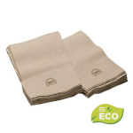 Guardanapos Bar Tipo L Nature 100% Recycled 17 x 17 cm Pack 400unid. / Take Away – Norpack