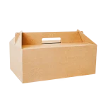 Caixa Cartão Cabaz / Presente / Lunch Box c/Asa - 2 Medidas Disponíveis p/ Take Away/Presente/Pastelaria/Bolos c/Impressão – Norpack - Image 3