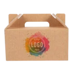 Caixa Cartão Cabaz / Presente / Lunch Box 18x12x9cm p/Take Away/Presente/Pastelaria/Bolos c/Impressão – Norpack - Image 5