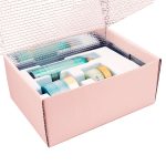 Caixa Bolha Ar Plástico Premium Presente / Cabaz / Garrafa 32x23x14cm Cor Premium Rosa – Norpack - Image 2