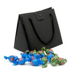 Bolsa Bolha Ar Plástico Premium Presente Triangular 21x13x16cm Cor Premium Preto Brilhos – Norpack - Image 2