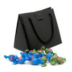 Bolsa Bolha Ar Plástico Premium Presente Triangular 21x13x16cm Cor Premium Preto Brilhos – Norpack - Image 5
