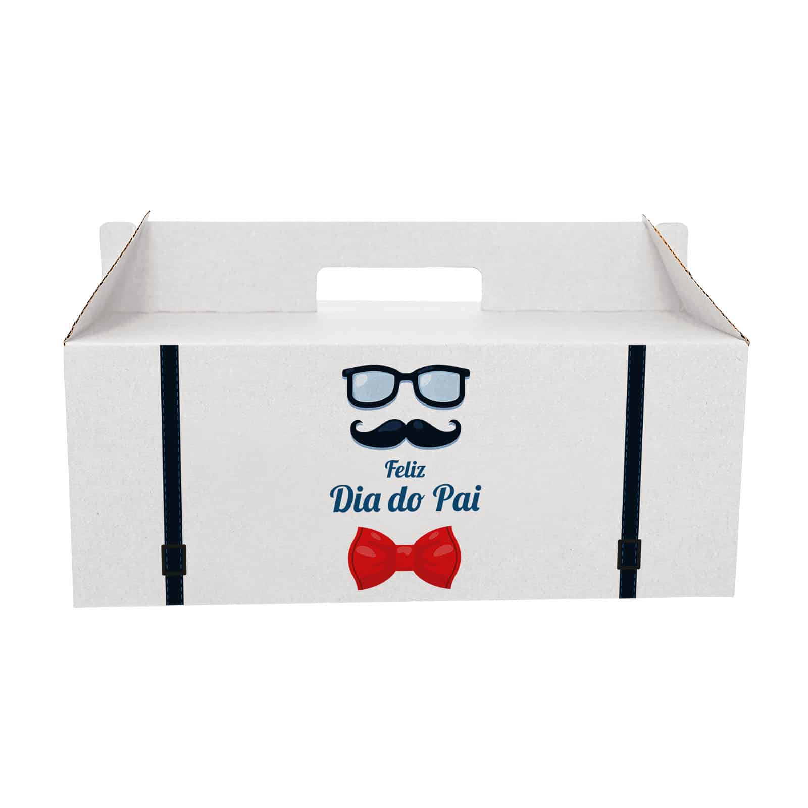 mini-box_-branca-pai_suspensorios_embalsantos-1.jpg Caixa Cartão Lunch Box Branca 32x21,5x12,5cm Dia do Pai - Suspensórios – Norpack - Image 1