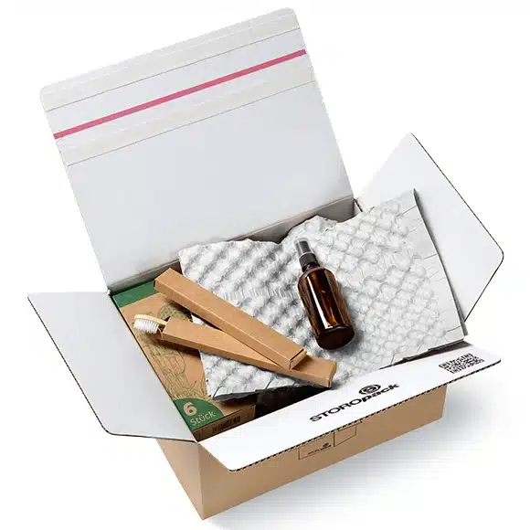 paperbubble-branco_embalsantos.webp Bolha de Ar em Papel Branco ES PaperBubble 580x380mm (Picotado a 290mm) 70Gr Cx 300 Folhas - Ideal para E-commerce! – Norpack - Image 1